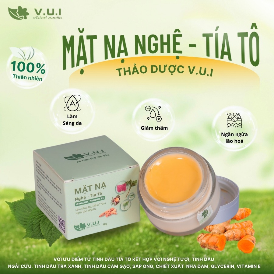 Mặt nạ nghệ tía tô V.U.I