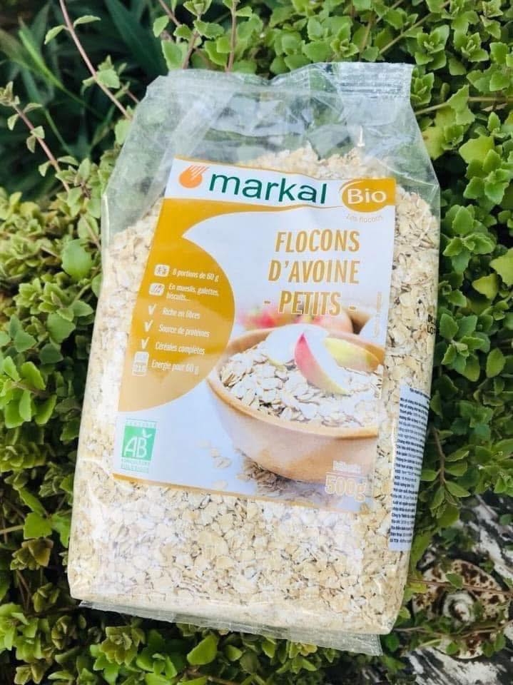 Yến mạch cán mỏng hữu cơ Markal 500g
