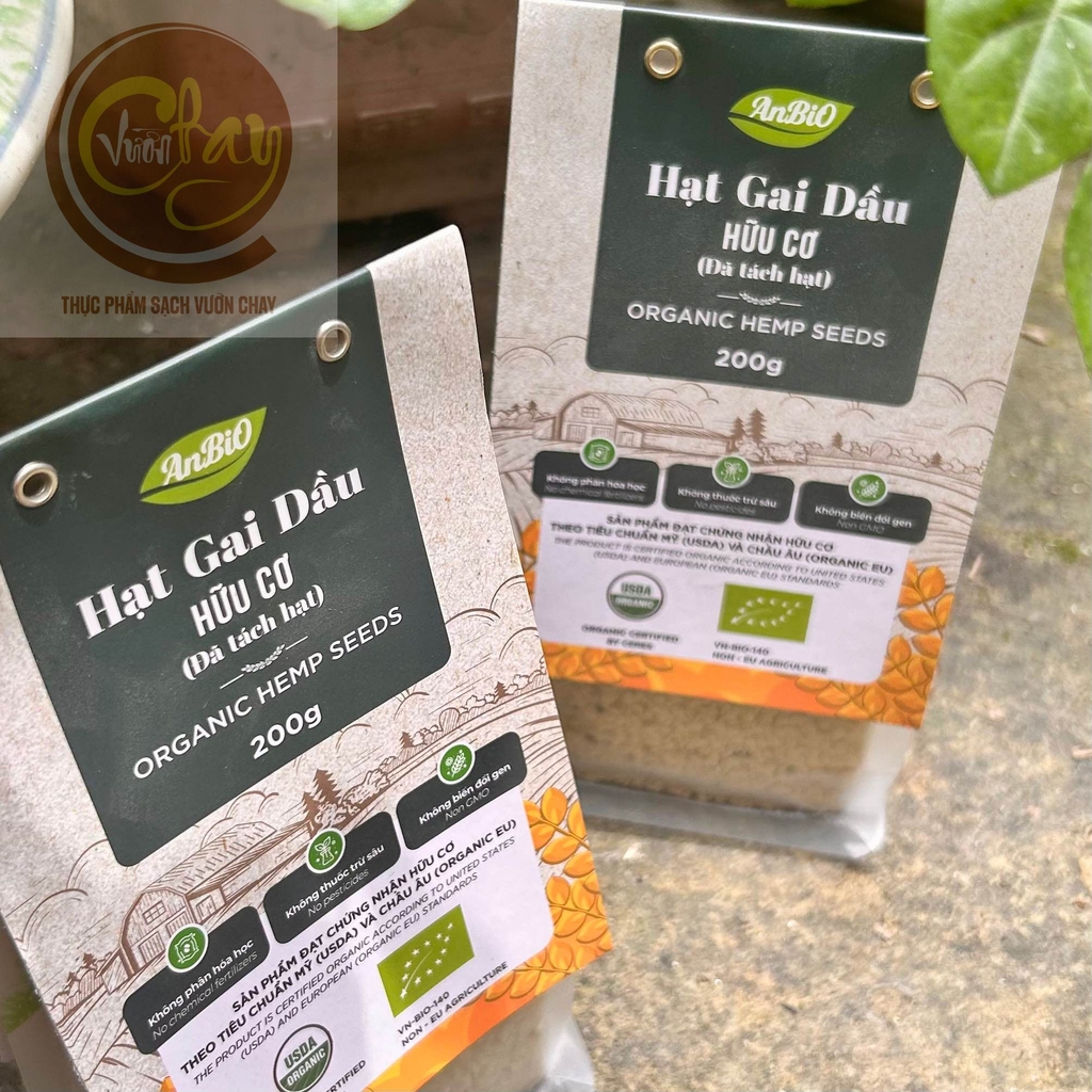 Hạt gai dầu hữu cơ AnBio 200g