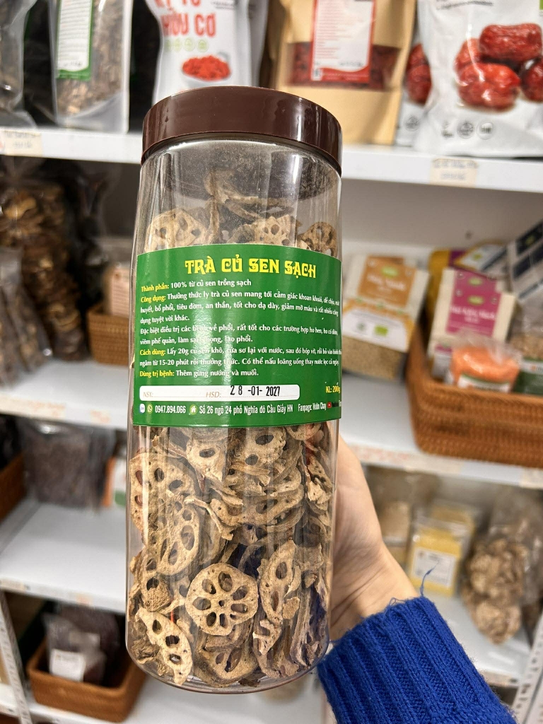 Trà củ sen hương 250gr