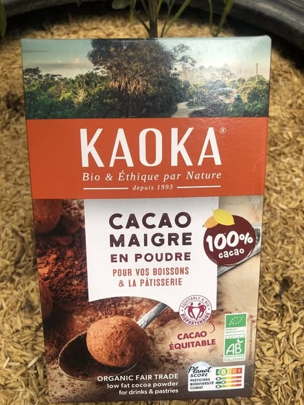 Bột cacao hữu cơ tách béo 250g