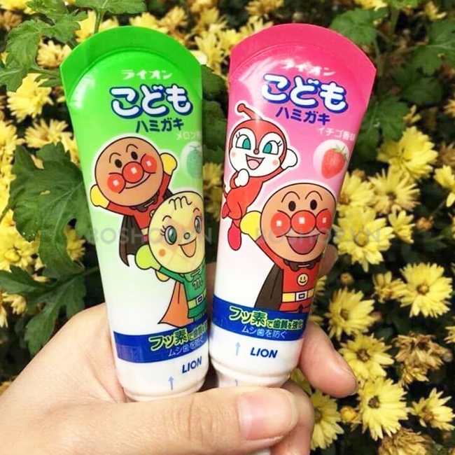 Kem đánh răng trẻ em LION