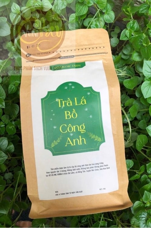Trà lá bồ công anh hữu cơ Đắng Farm 75g