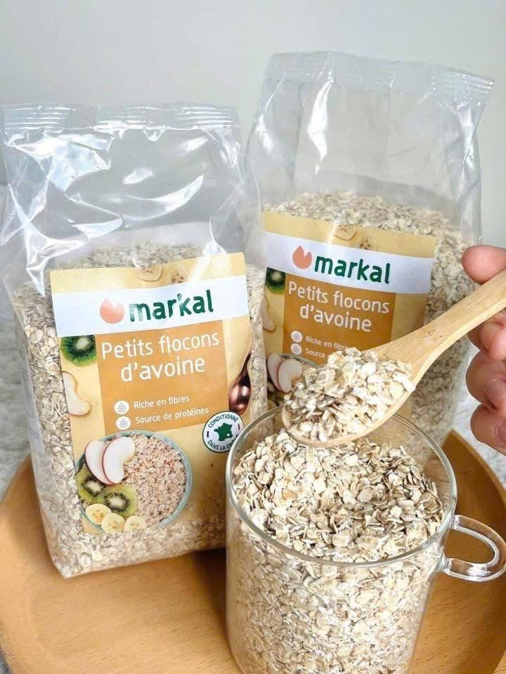 Yến mạch cán mỏng hữu cơ Markal 500g