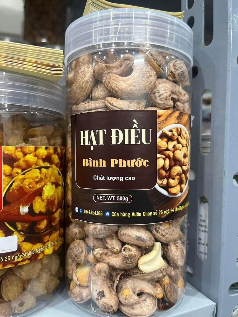 Hạt điều rang ít muối 500g