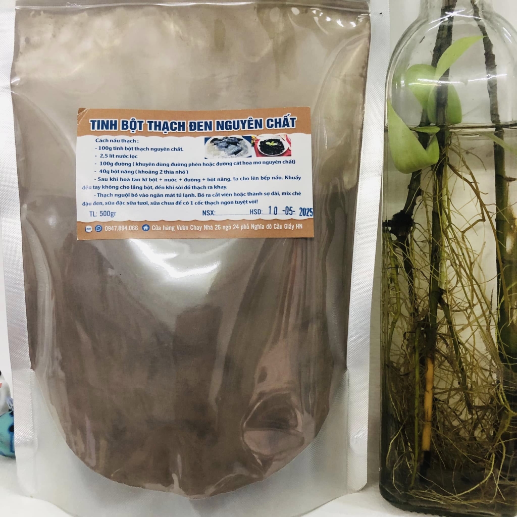 Tinh bột thạch đen nguyên chất 500g