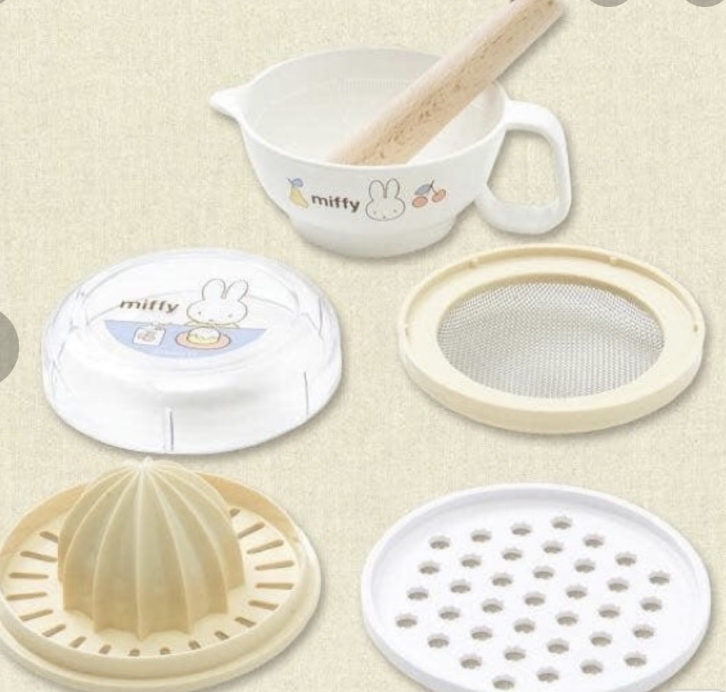 Set chế biến thức ăn dặm cho bé hàng xách tay Nhật