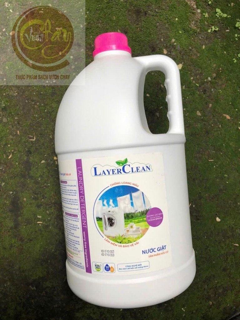 Nước giặt hữu cơ Layer clean 5l (Thùng 4 can)