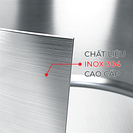 Nồi inox cao cấp 3 lớp đáy liền Trimax EL-3735 size 26cm