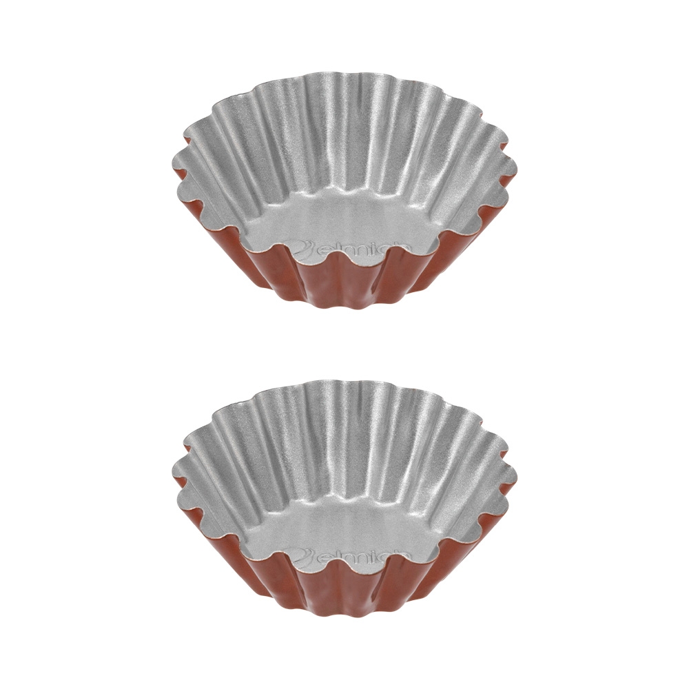 Bộ 2 khuôn làm bánh tart hình tròn Elmich EL0286