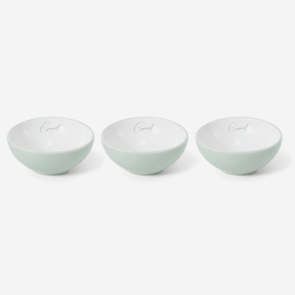 Bộ 3 bát tô nhỡ sứ Elmich Plus Cresent 15.4x15.5x5.9cm