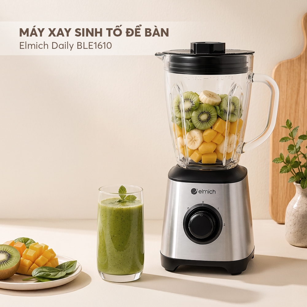 Máy xay sinh tố để bàn Daily Elmich dung tích 1500ml