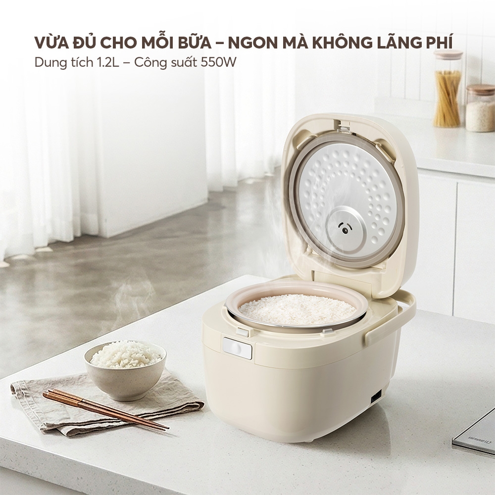 Nồi cơm điện tử Elmich RCE9363 dung tích 1,2L
