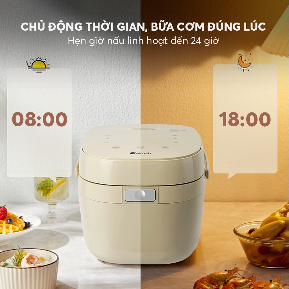Nồi cơm điện tử Elmich RCE9363 dung tích 1,2L