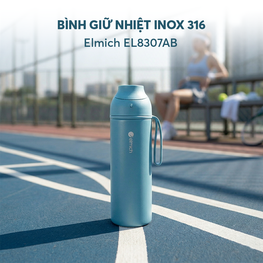 Bình giữ nhiệt inox 316 Elmich EL8307AB dung tích 660ml