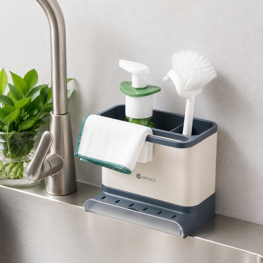Kệ đựng đồ rửa bát chia ngăn Elmich Daily