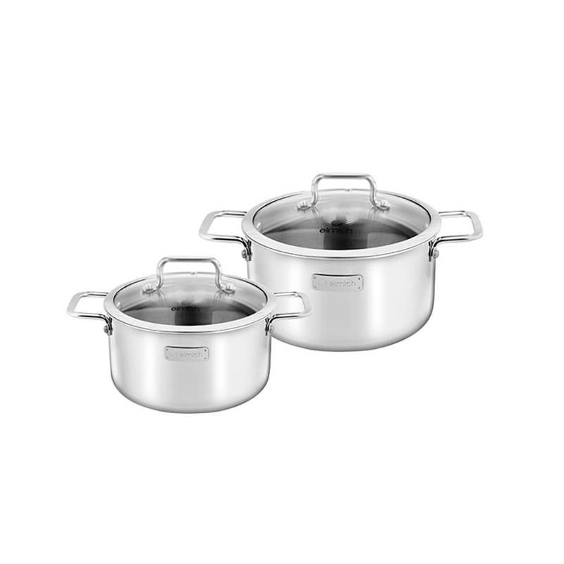 Bộ nồi inox Smartcook SM2104MN size nồi 18, 22, chảo 26cm