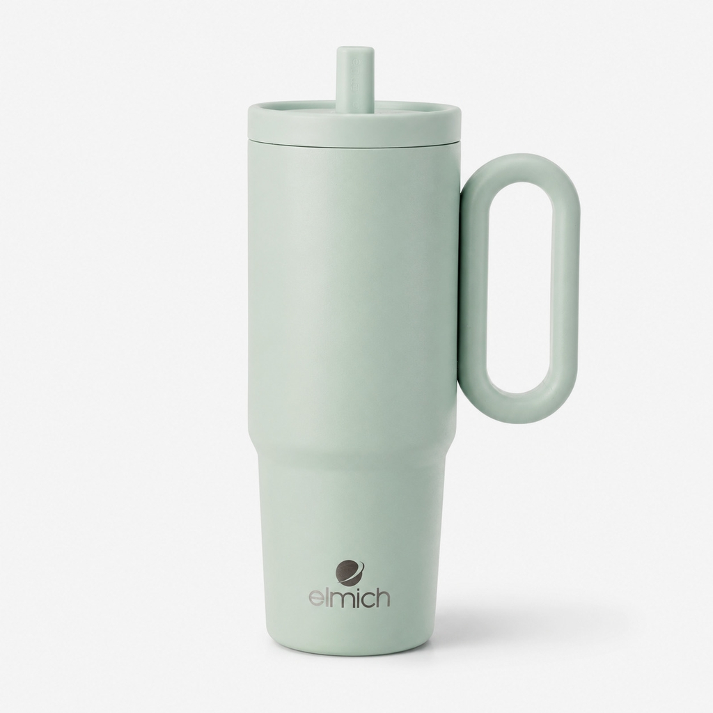 Cốc giữ nhiệt inox 316 Elmich phủ sứ EL1670PG dung tích 750ml