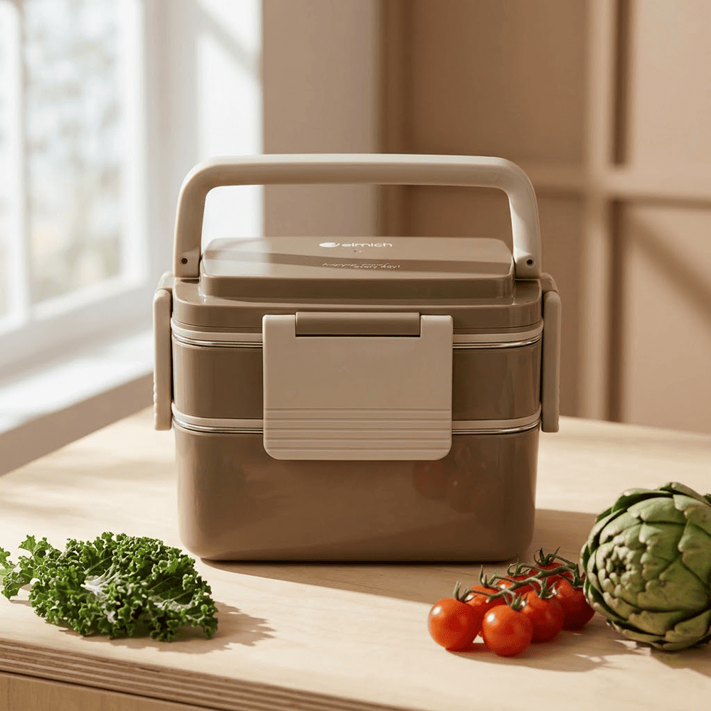 Hộp cơm 2 tầng inox 304 Elmich EL8313 dung tích 1.5L