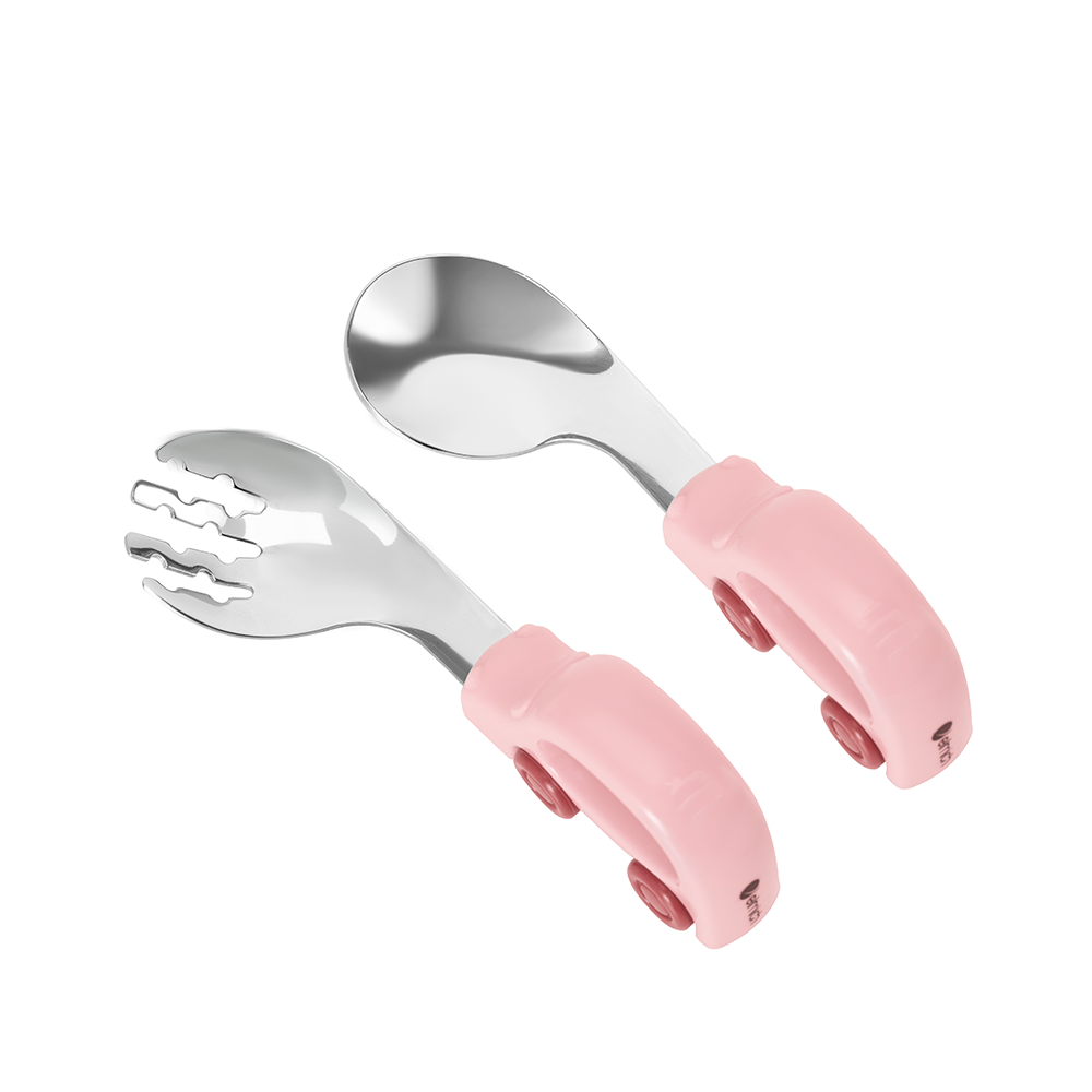 Bộ thìa dĩa cho bé hình xe oto Elmich EL0034PK