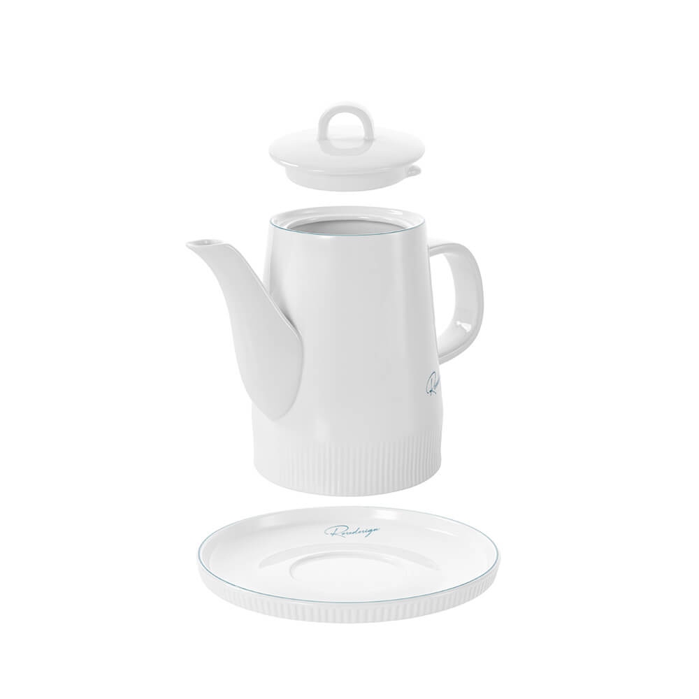 Bộ bình trà 1,2L bằng sứ Elmich RoseDesign EL-0216