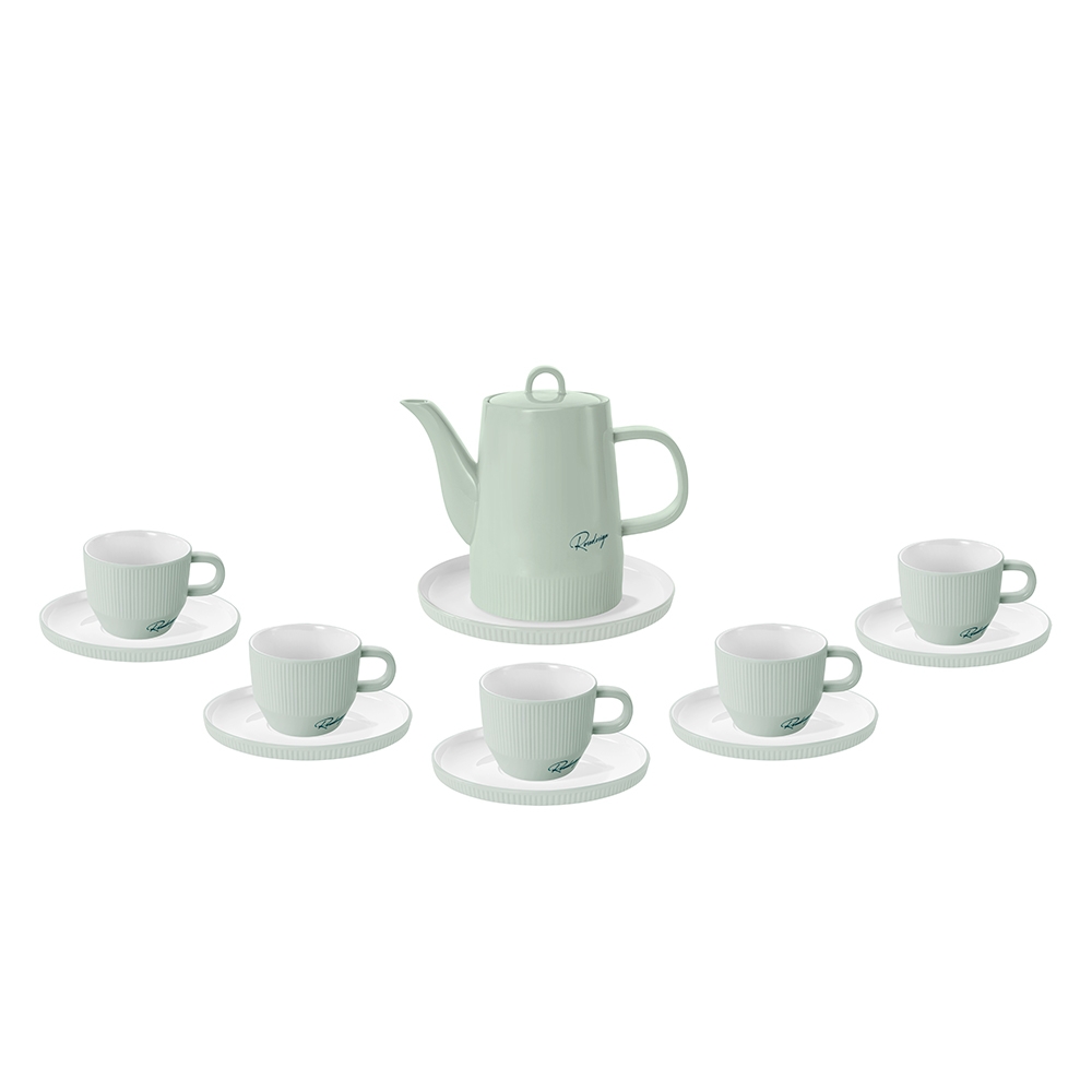 Bộ bình trà 1,2L bằng sứ Elmich RoseDesign EL0216PG