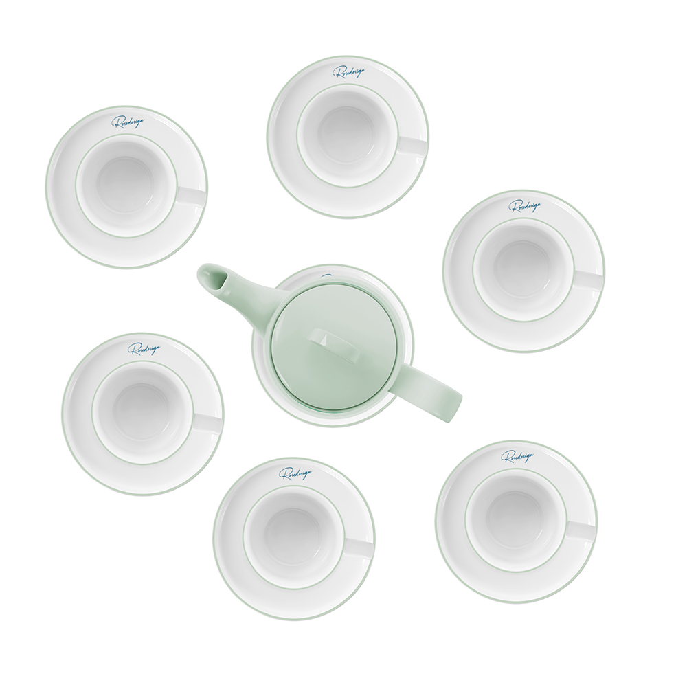 Bộ bình trà 1,2L bằng sứ Elmich RoseDesign EL0216PG