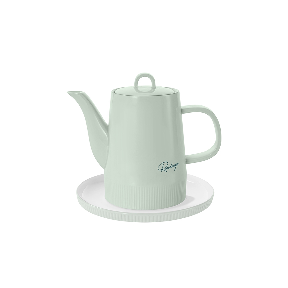 Bộ bình trà 1,2L bằng sứ Elmich RoseDesign EL0216PG
