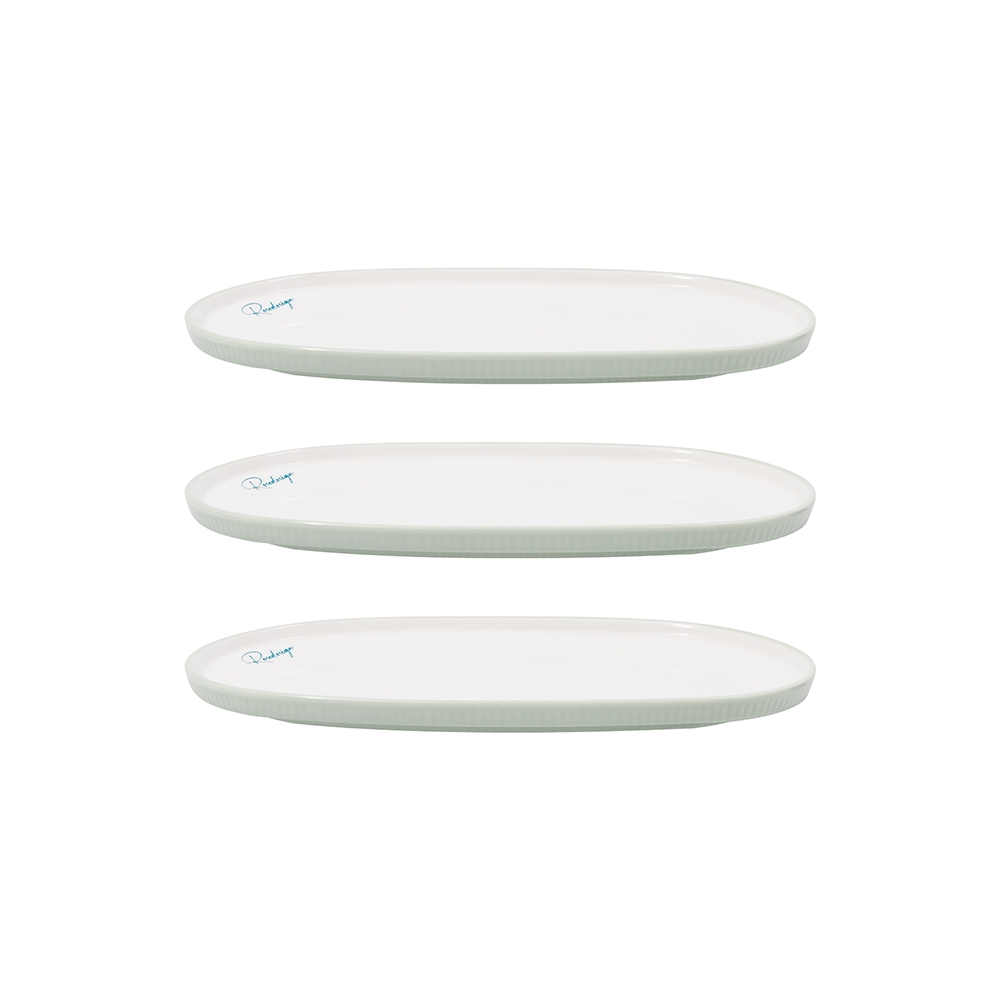 Bộ 3 đĩa bầu dục nhỡ Elmich RoseDesign EL0219PG