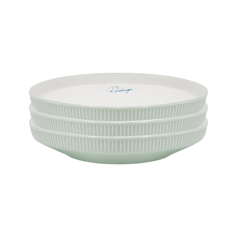 Bộ 3 đĩa tròn sâu lòng Elmich RoseDesign EL0241PG