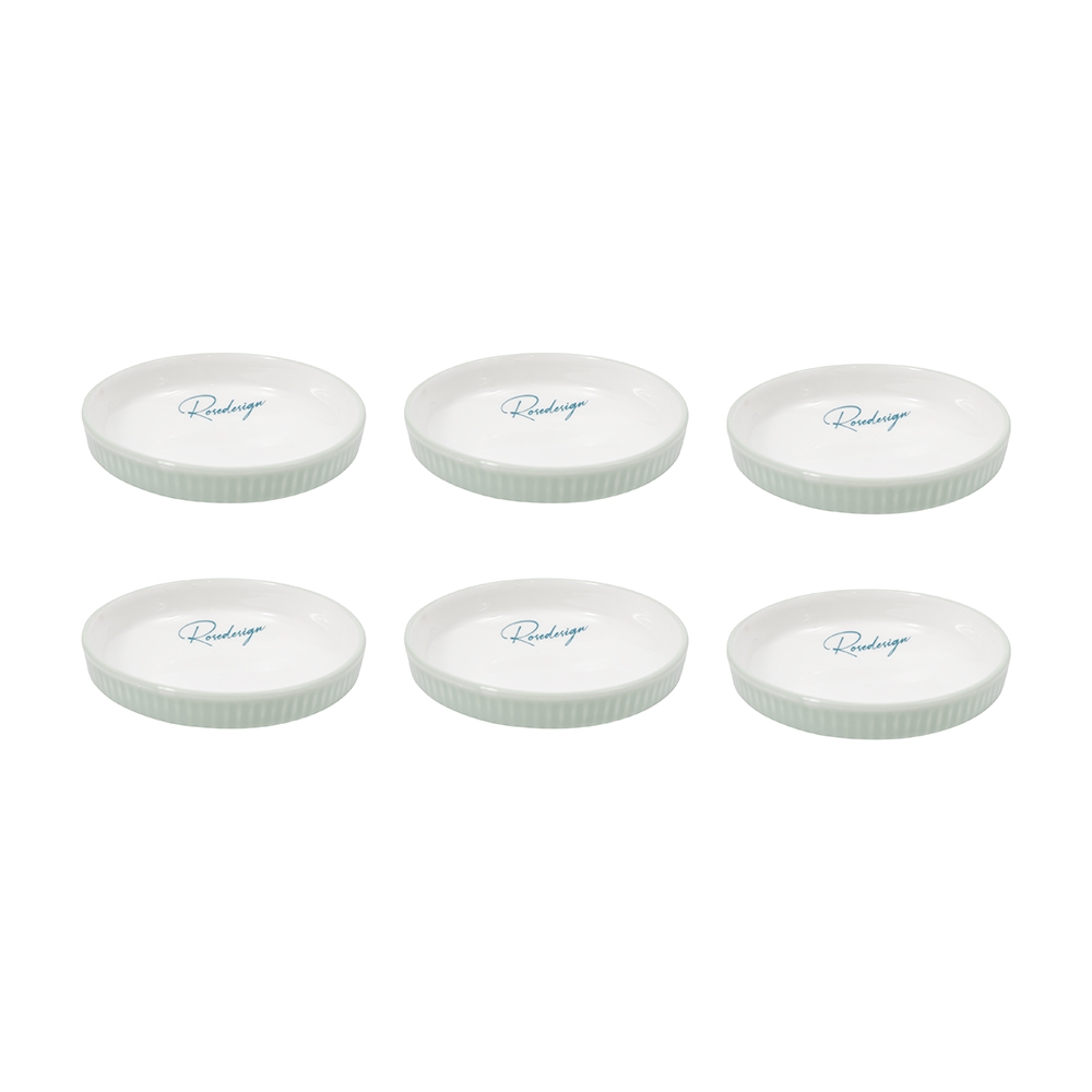 Bộ 6 đĩa chấm tròn Elmich RoseDesign EL0261PG