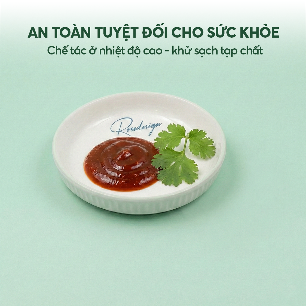 Bộ 6 đĩa chấm tròn Elmich RoseDesign EL0261PG