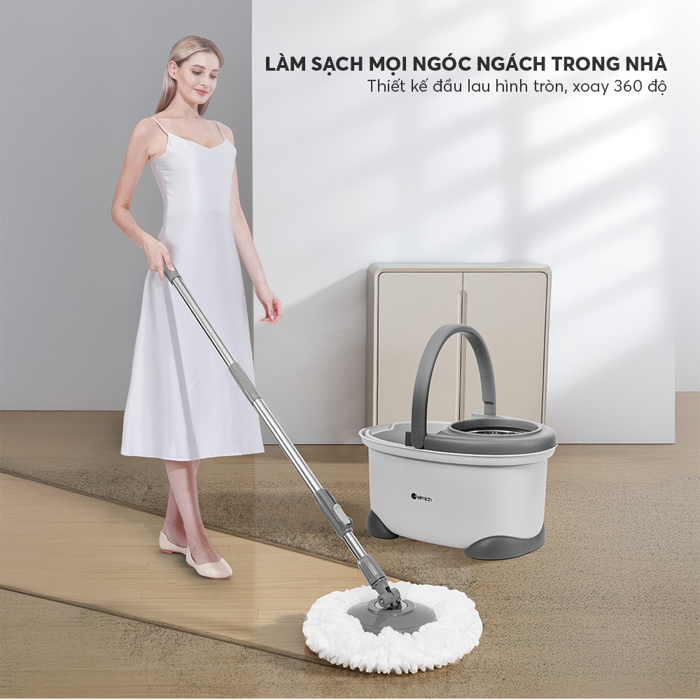 Bộ lau sàn xoay 360 độ Elmich EL3005