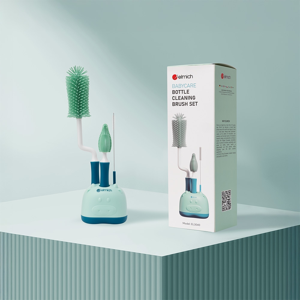 Bộ cọ vệ sinh bình Elmich BabyCare EL3040