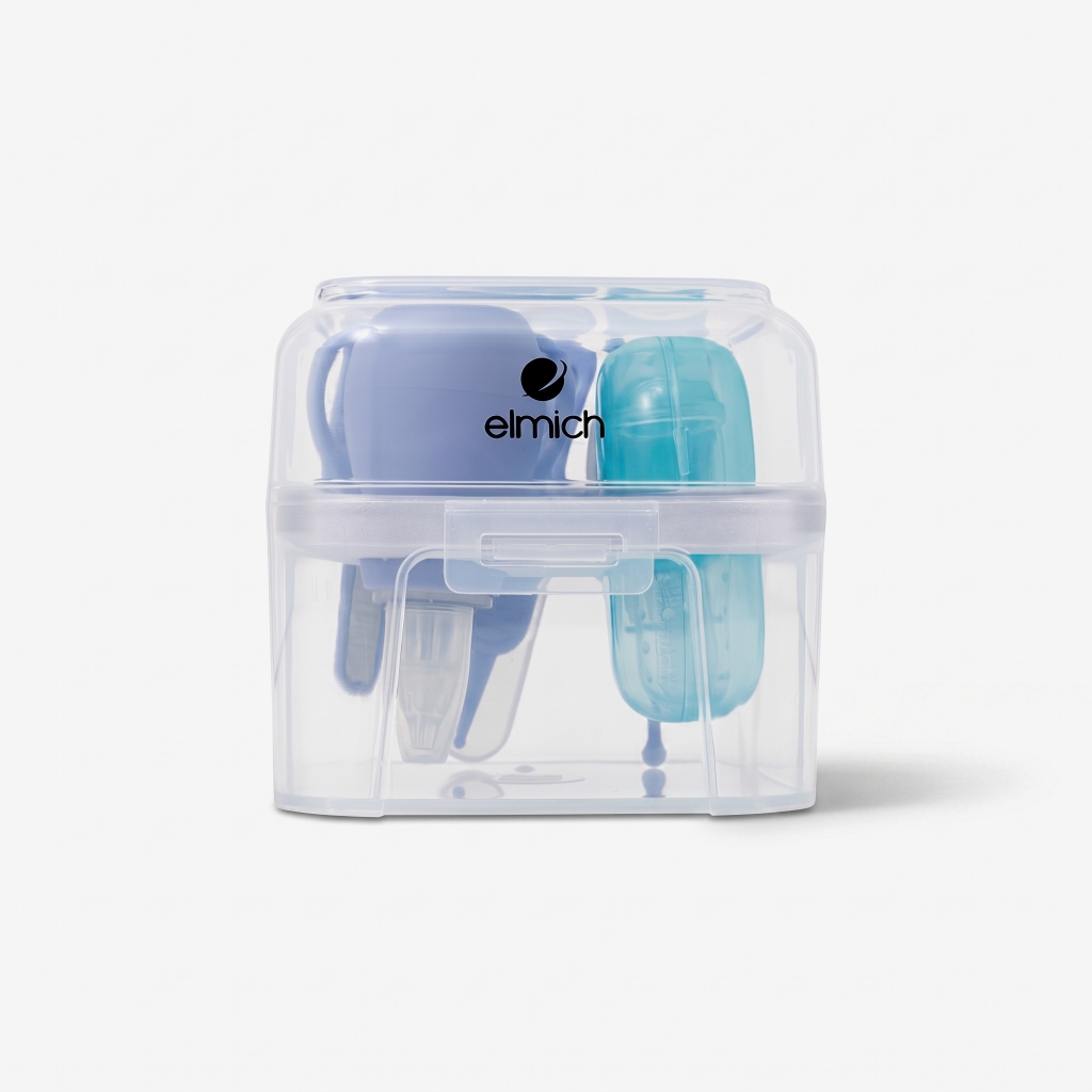 Bộ dụng cụ chăm sóc tai, mũi, móng cho bé Elmich BabyCare EL3042