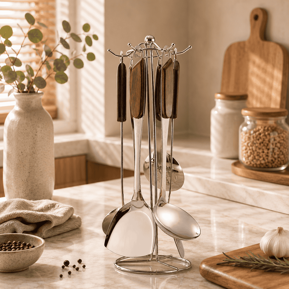 Bộ dụng cụ nhà bếp Elmich inox 7 món EUBASE EL3853