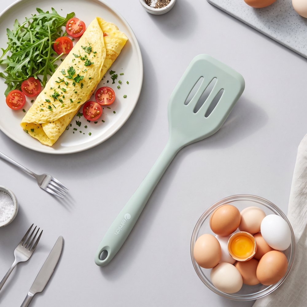 Xẻng lật silicone có rãnh Elmich Daily