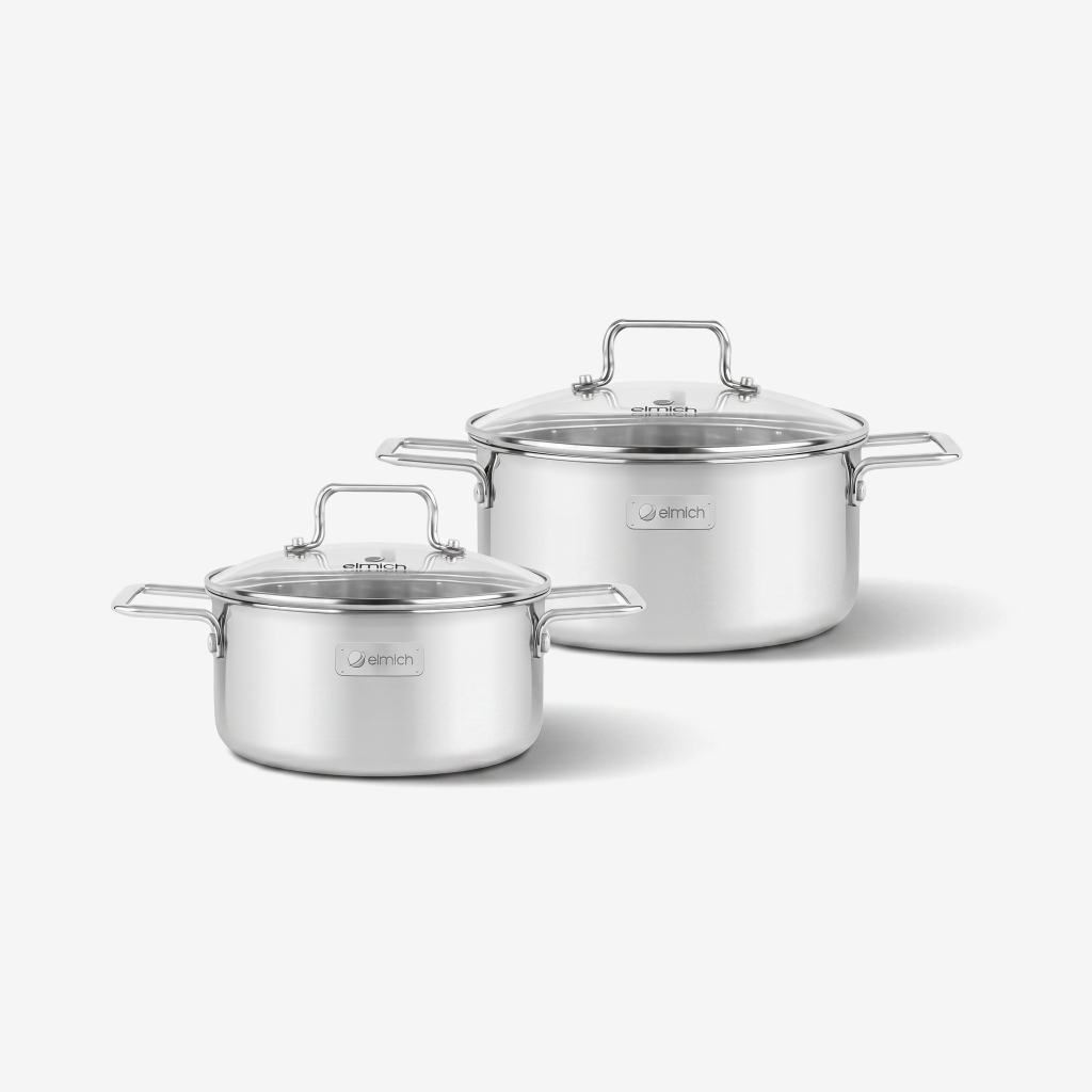 Bộ nồi Inox nguyên khối Elmich Trimax EL-2460 size 20, 26cm