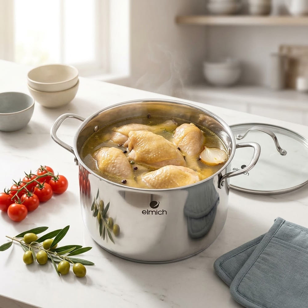 Nồi luộc gà inox 304 Elmich Daily EL2525IN