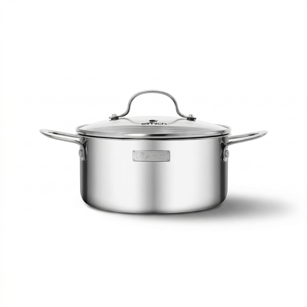 Nồi inox nguyên khối liền đáy Elmich EL-2531IN16 size 16cm