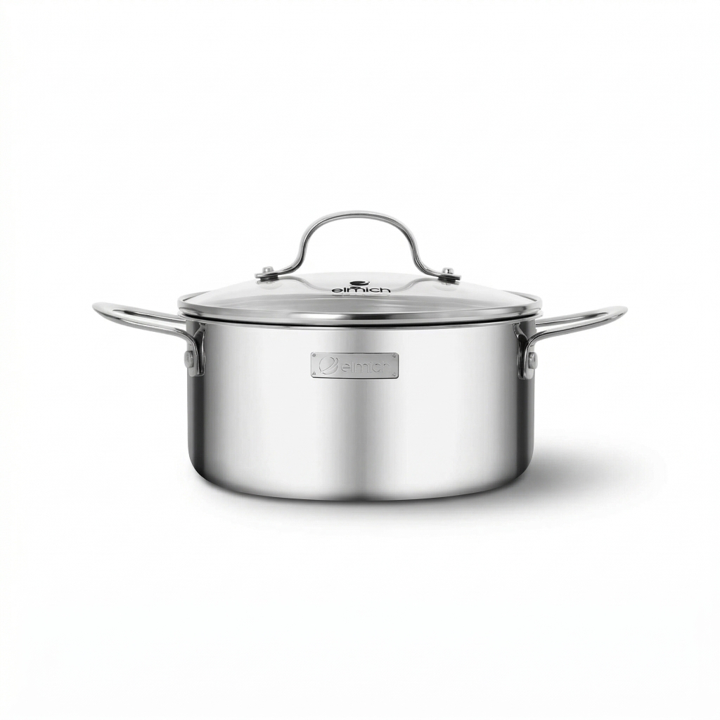 Nồi inox nguyên khối liền đáy Elmich EL-2531IN18 size 18cm