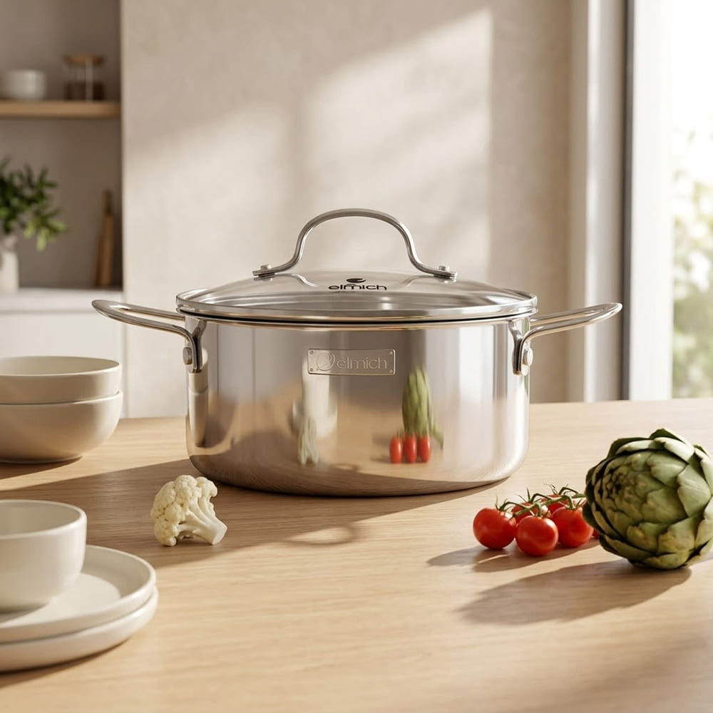 Nồi inox nguyên khối liền đáy Elmich EL-2531IN20 size 20cm