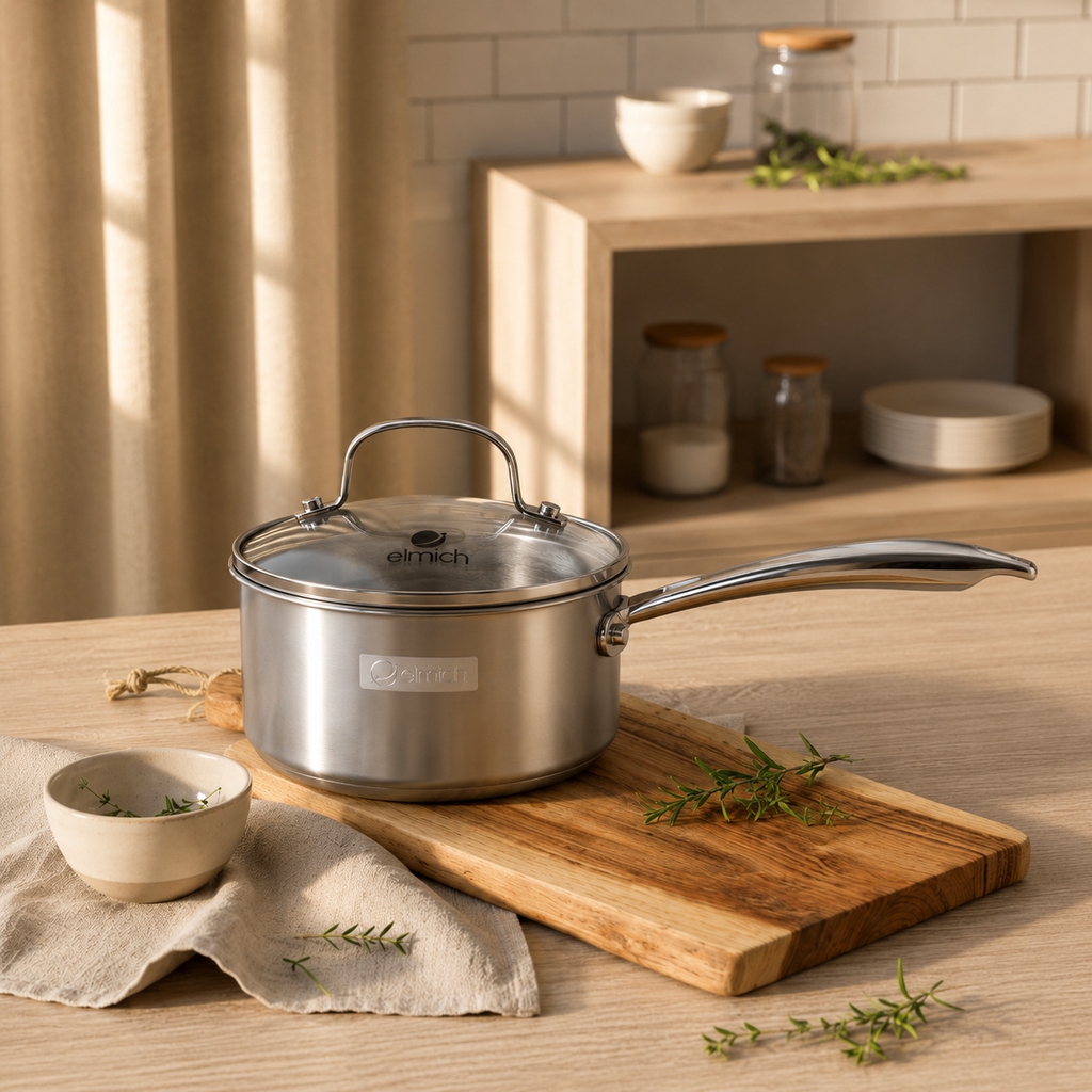 Quánh inox liền khối Elmich Trimax EL2539 size 16cm