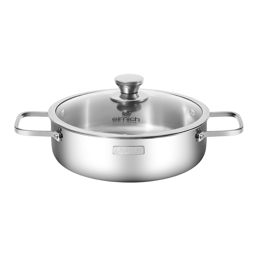 Nồi Inox liền khối Elmich Daily Burga