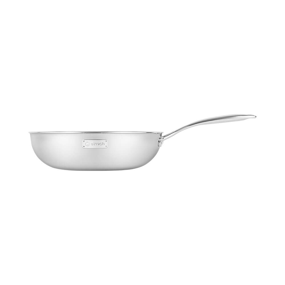 Chảo xào inox liền khối Elmich Plus Trima EL2825-28cm