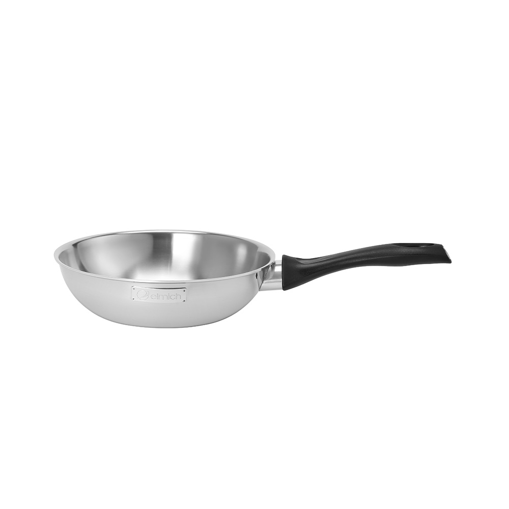 Chảo sâu lòng inox nguyên khối Elmich Basic EL-2856IN
