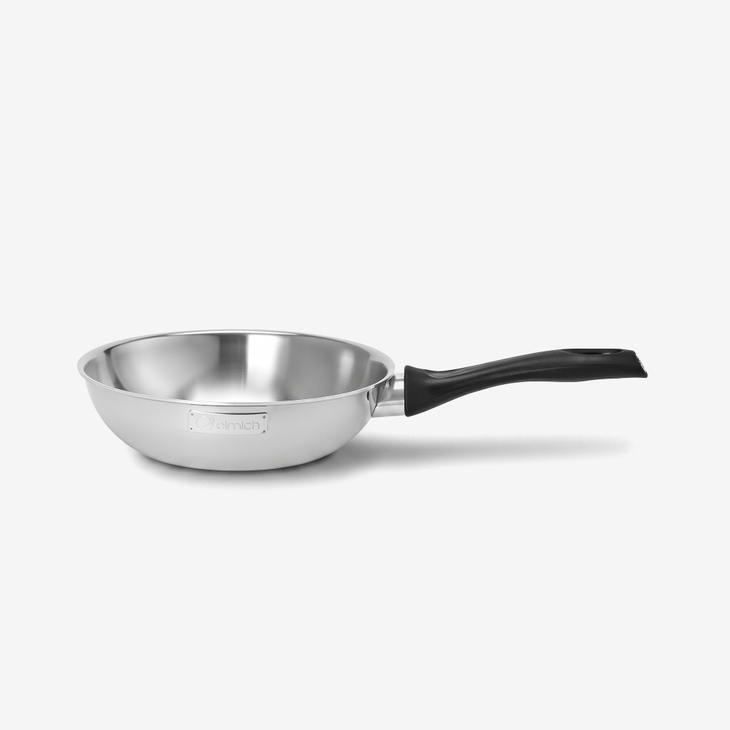Chảo sâu lòng inox nguyên khối Elmich Basic EL-2856IN