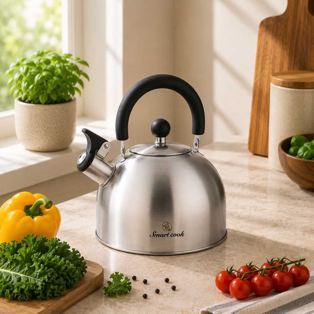 Ấm đun nước bằng inox 304 Smartcook 2.5L -SM 3372
