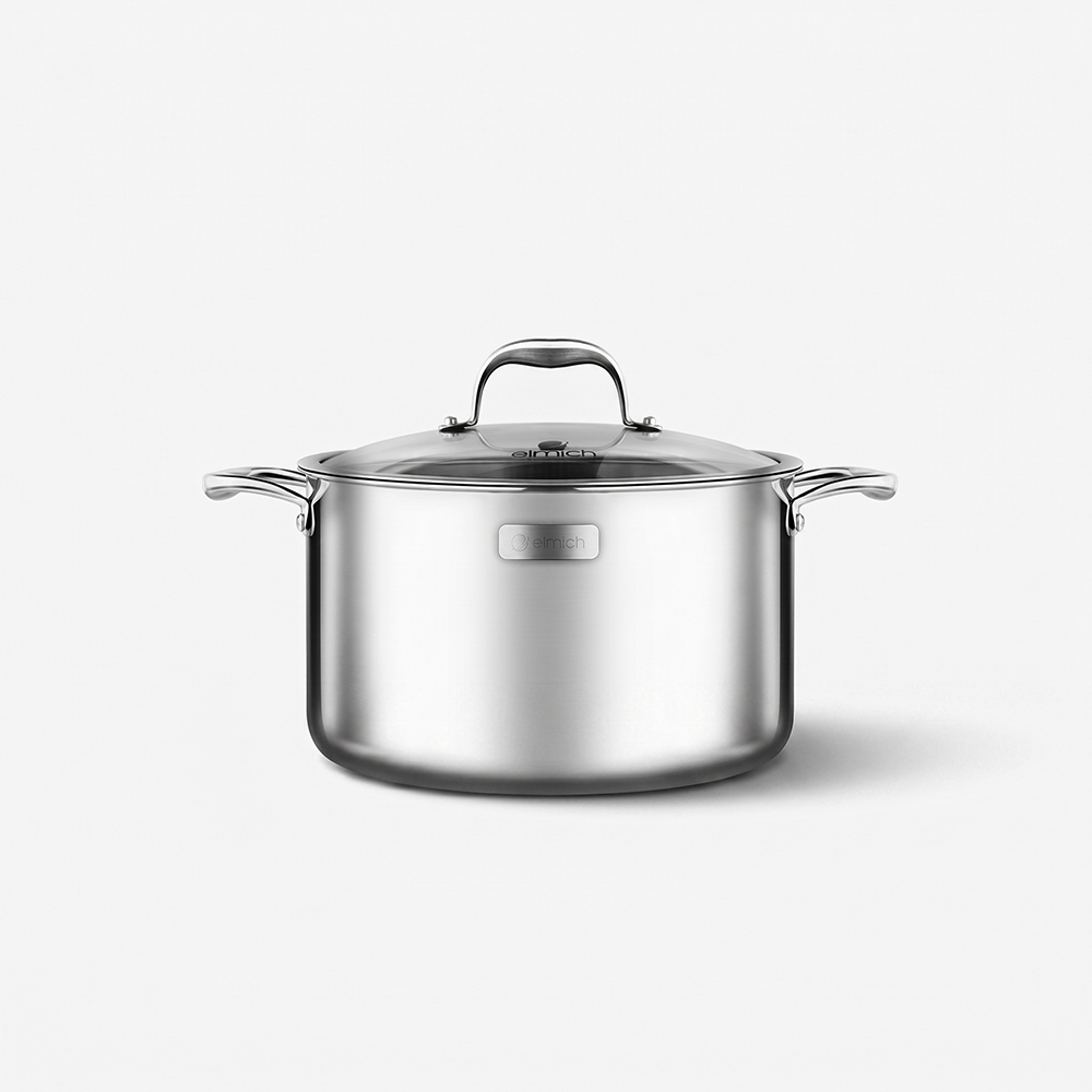 Nồi Inox 3 lớp cao cấp đáy liền Elmich Trimax XS EL-3746 size 18cm