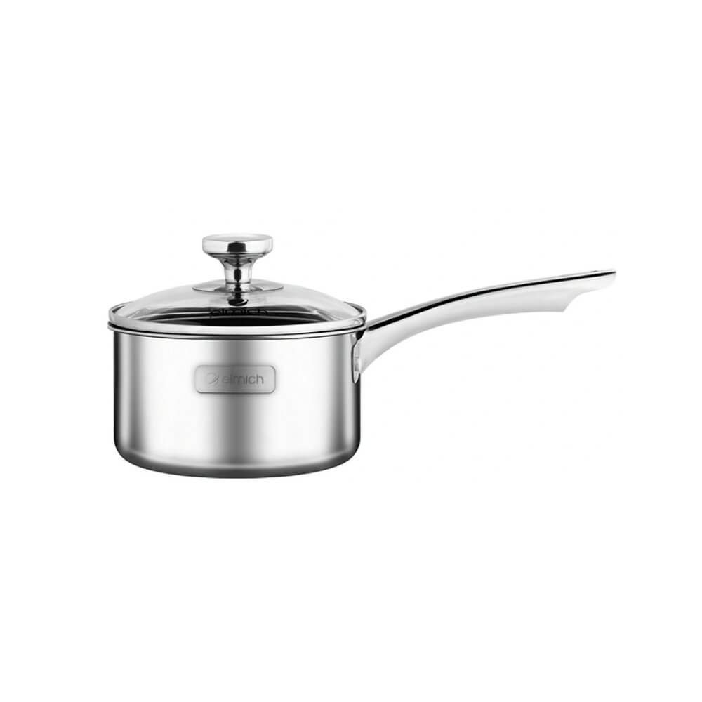Quánh inox liền khối Elmich Daily Trimax Baby EL3848-14cm